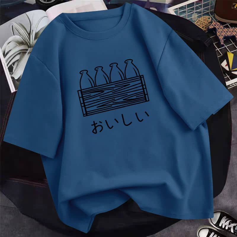 Women's Loose Fit Oversized Printed Cotton T Shirt