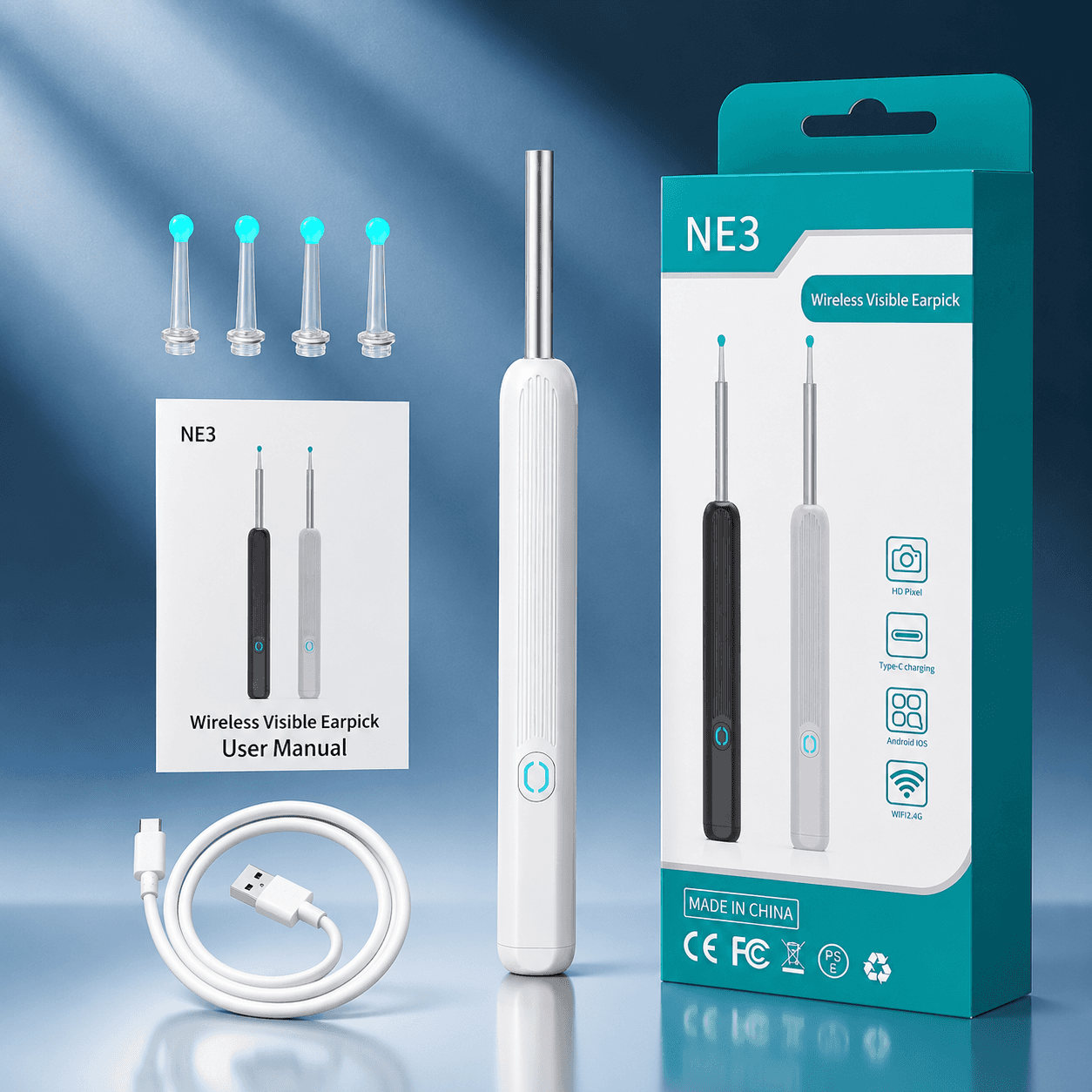 Smart Visual Intelligent Ear Cleaner with HD Camera