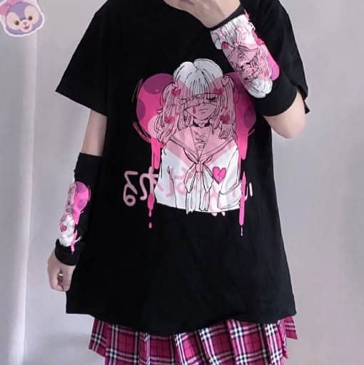 Women's Oversized Cotton Printed Casual T Shirt