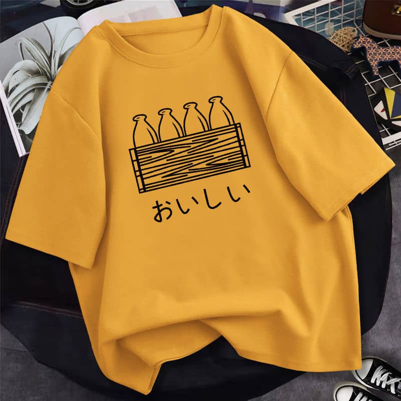 Women's Printed Oversized T Shirt - Soft Cotton Drop Shoulder Tee
