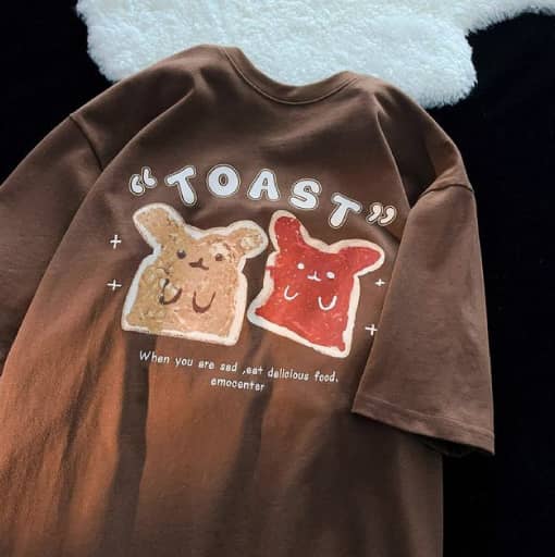 Women's Printed Drop Shoulder Oversized T Shirt - Everyday Casual Wear