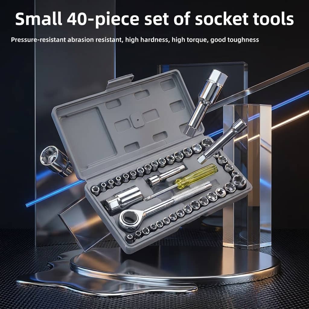 40-in-1 Screwdriver & Socket Tool Kit