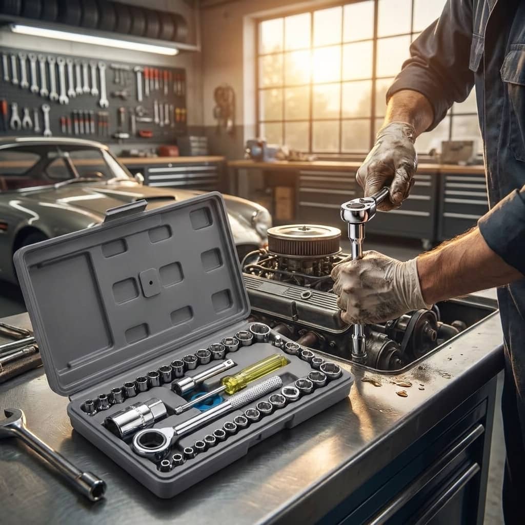 40-in-1 Screwdriver & Socket Tool Kit