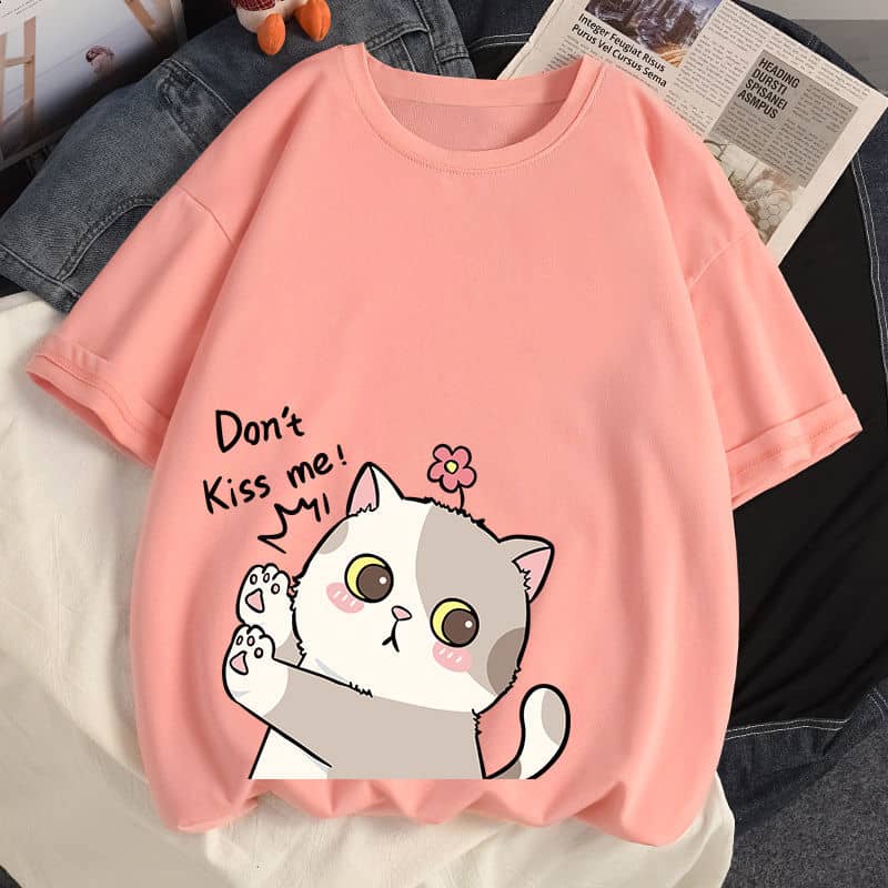 Premium Women's Oversized Printed T Shirt - Drop Shoulder Design