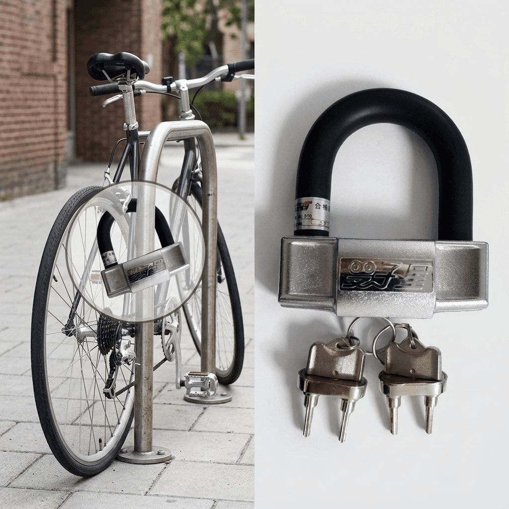 Top-Lock U-Lock (Taiwan design), double-core, with 2 keys