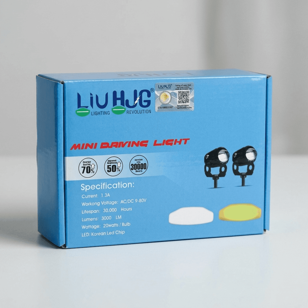 LiuHJG Mini Driving Light (pair), 20W/bulb, 3000 LM, AC/DC 9-80V