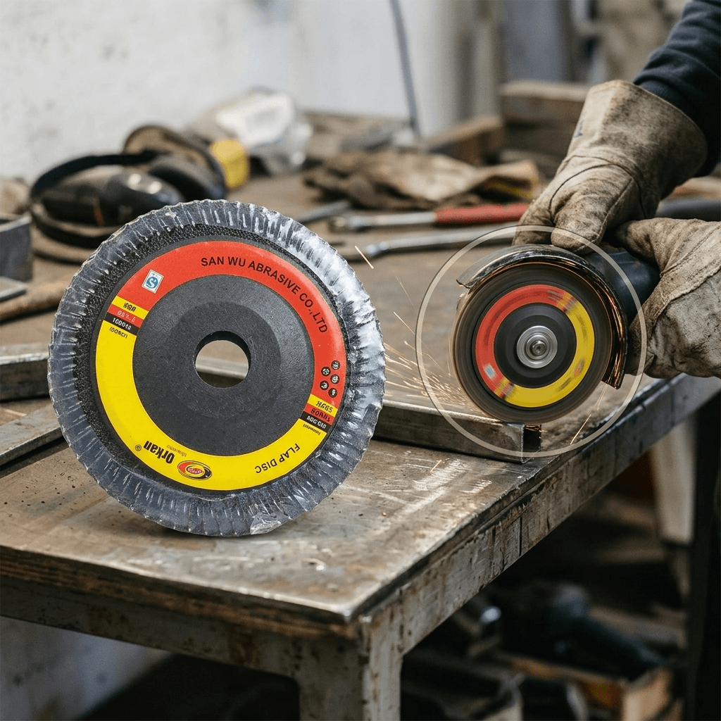 Orkan Flap Disc 4" (100×16mm)-10pcs