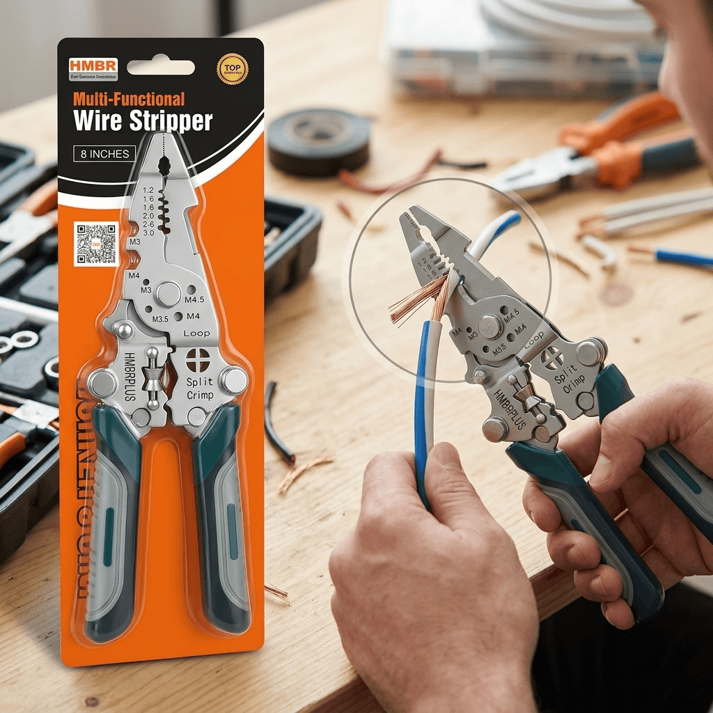 HMBR Multi-Functional Wire Stripper 8 inches