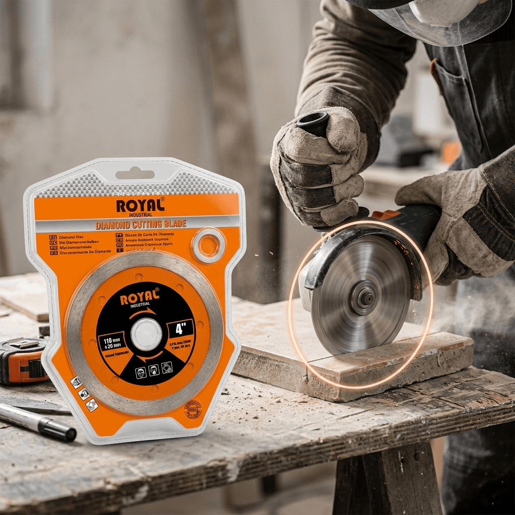 Royal Industrial Diamond Cutting Blade 4" (110×20mm)