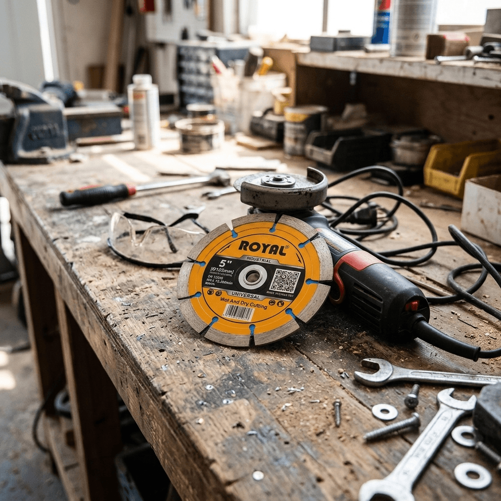 Royal Industrial Diamond Cutting Blade 4" (110×20mm)