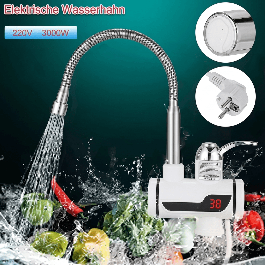 Instant Electric Heating Water Faucet with digital display