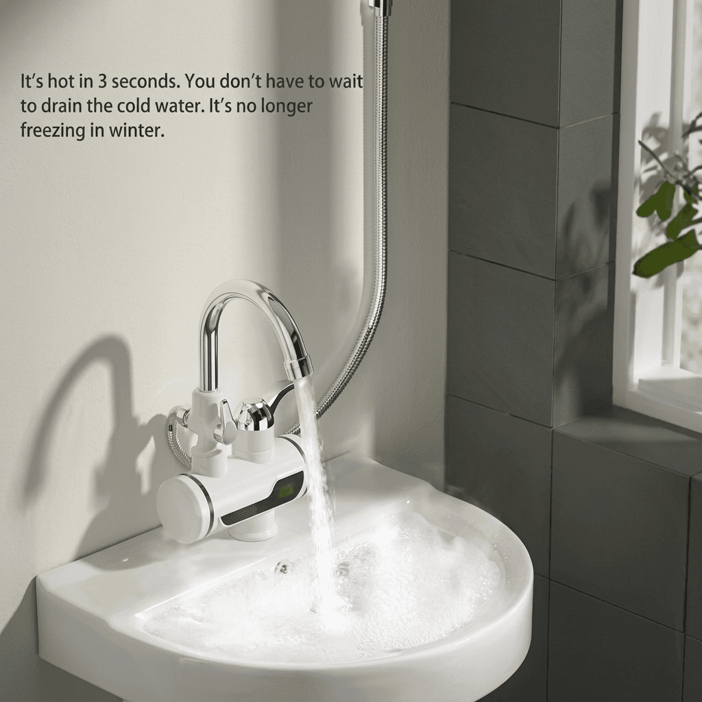 Instant Electric Heating Water Faucet with digital display