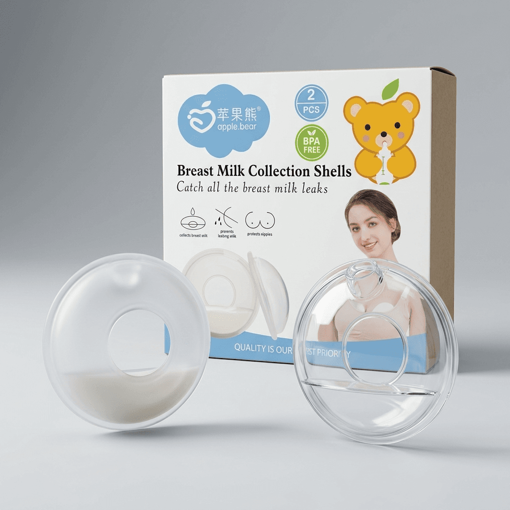 Apple Bear Breast Milk Collection Shells (2 pcs)