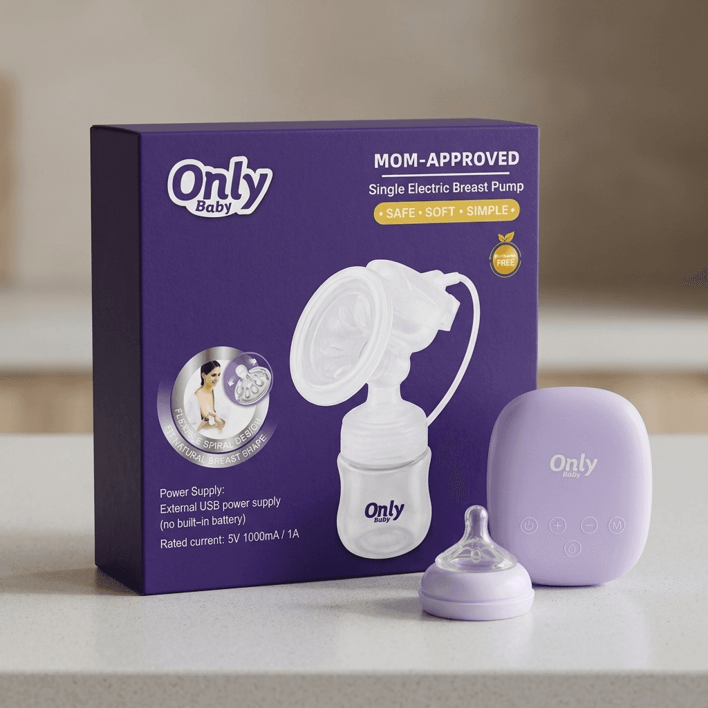 Only Baby Single Electric Breast Pump (USB powered)
