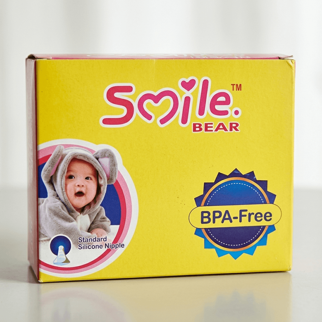 Smile Bear Silicone Nipple (standard, BPA-free)