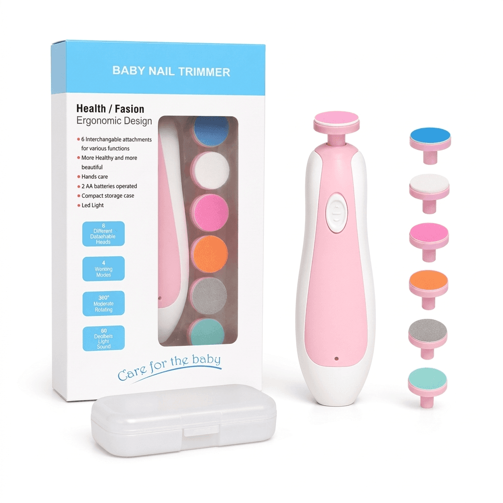Baby Nail Trimmer (electric, 6 attachments)