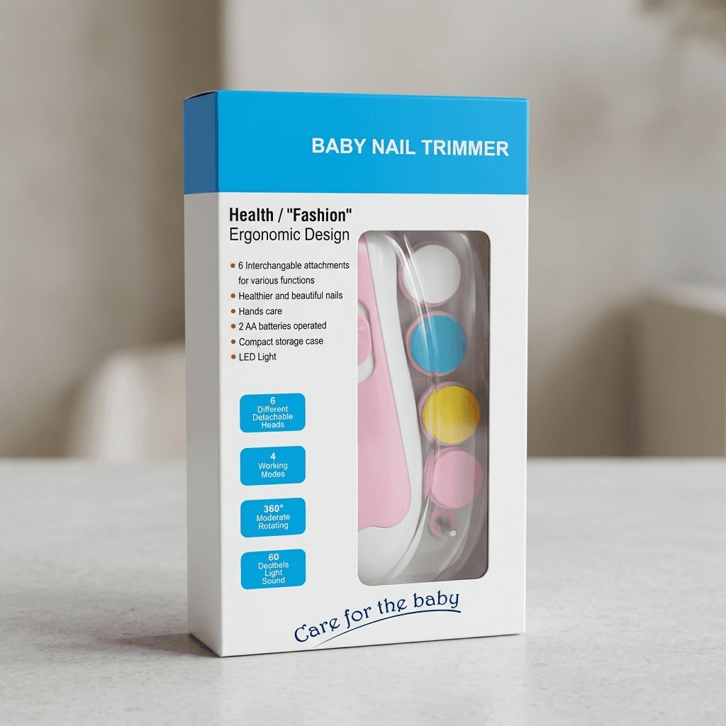 Baby Nail Trimmer (electric, 6 attachments)