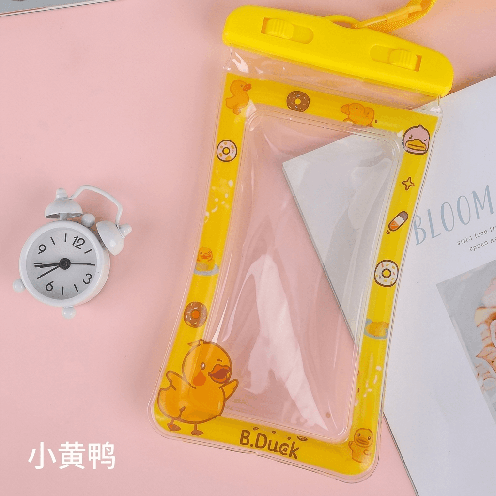 Swimming Tour Waterproof Phone Bag (duck design)
