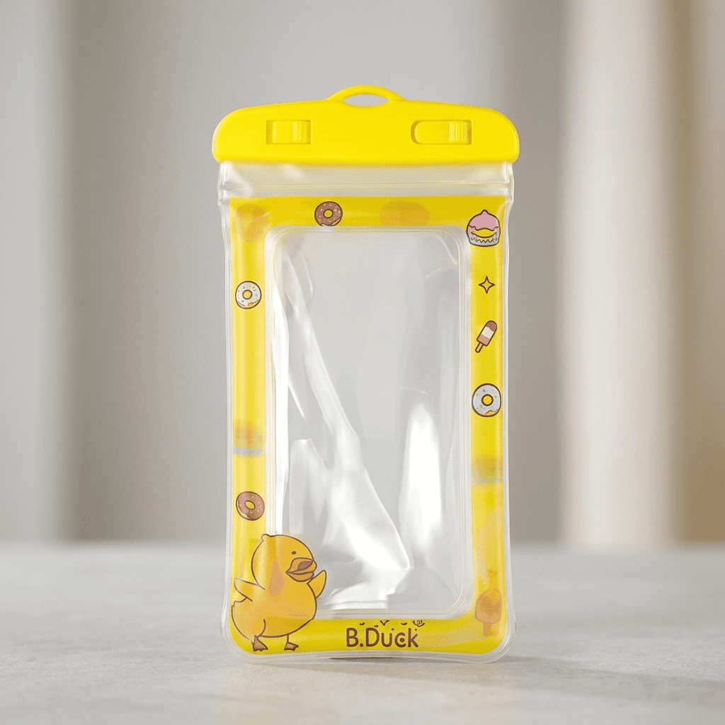 Swimming Tour Waterproof Phone Bag (duck design)