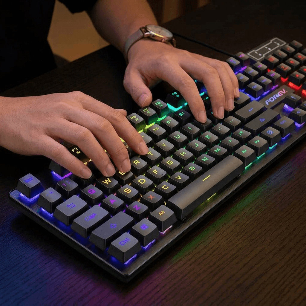 AULA F2023 Wired Gaming Keyboard and Mouse Combo