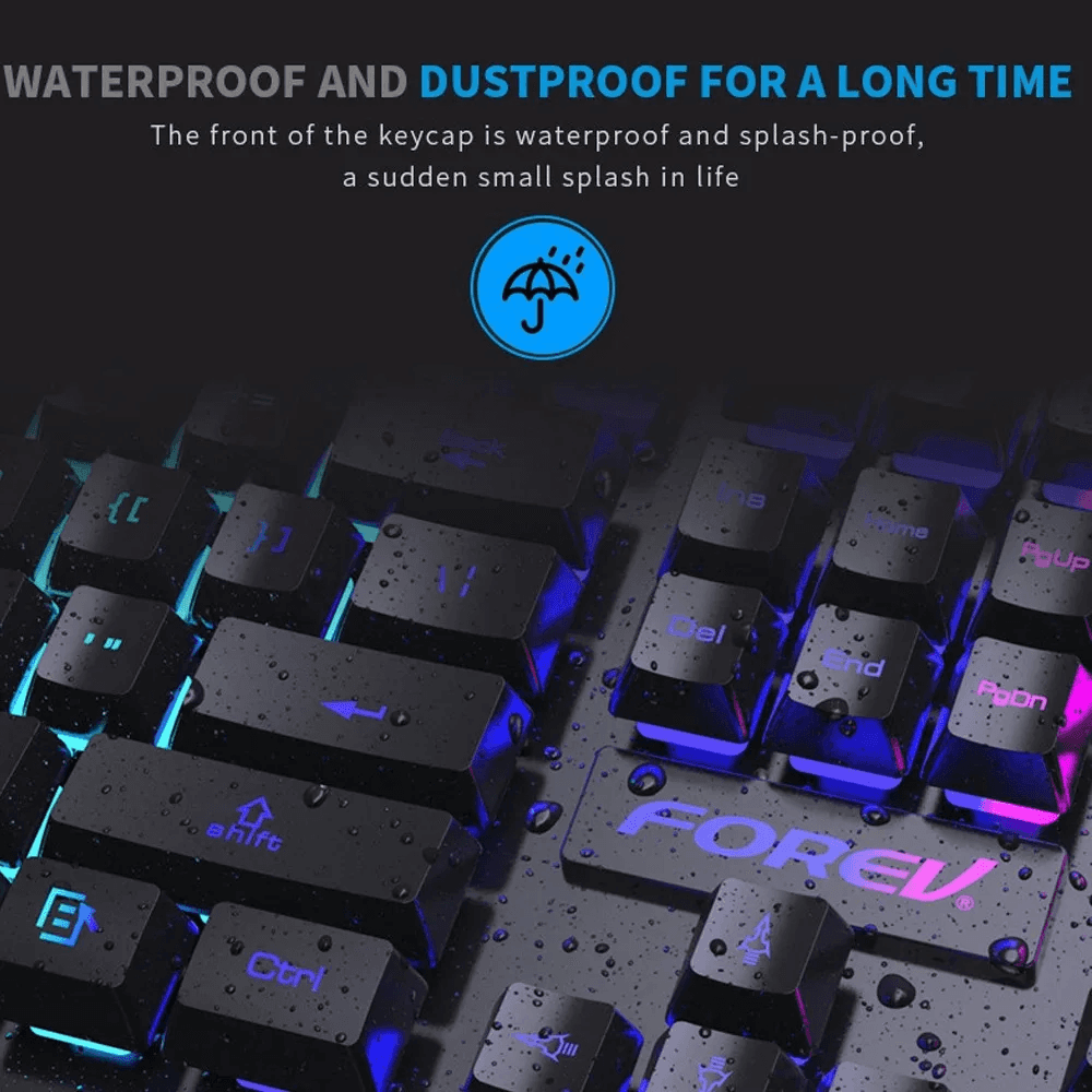 AULA F2023 Wired Gaming Keyboard and Mouse Combo
