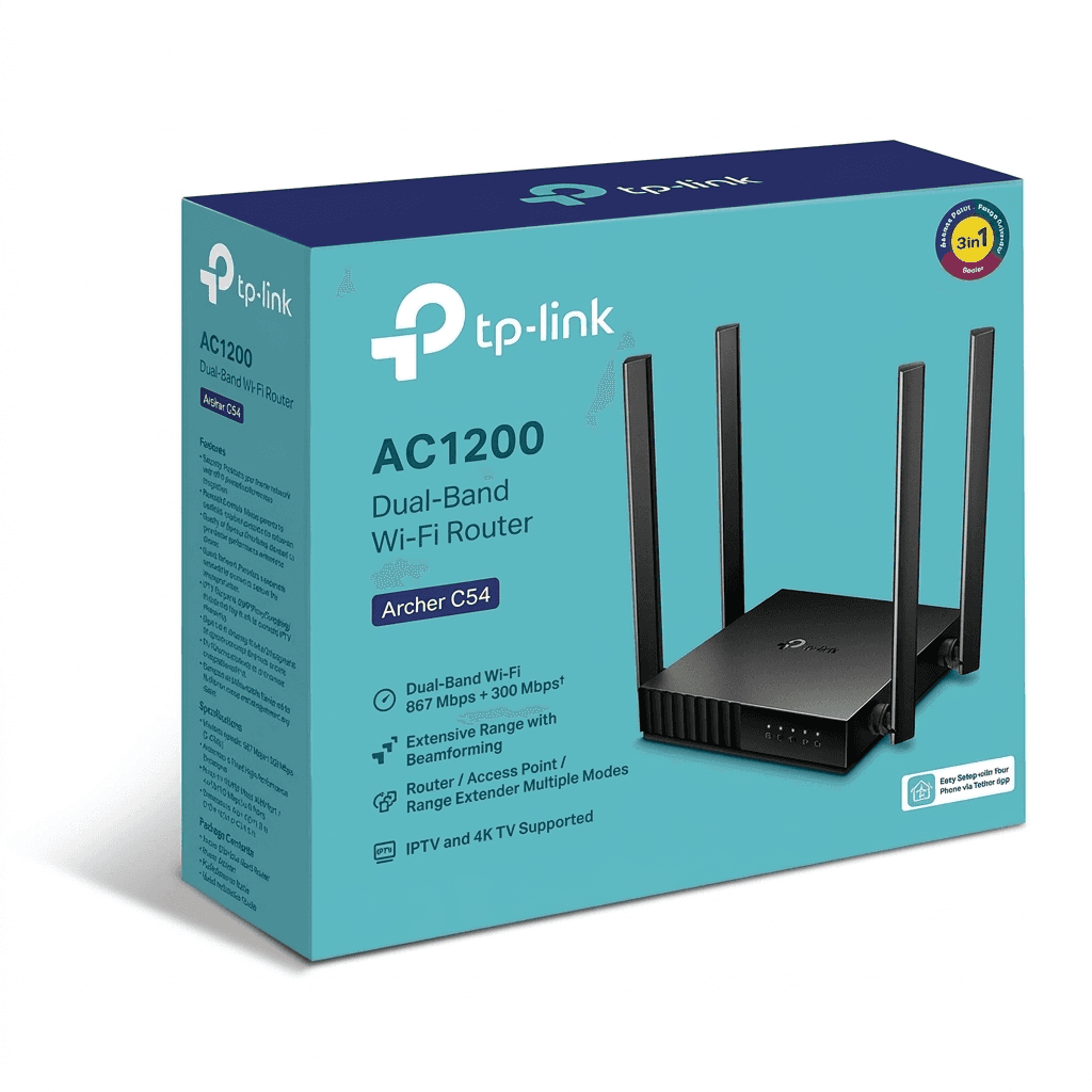 TP-Link-AC1200 Dual Brand Wifi Router