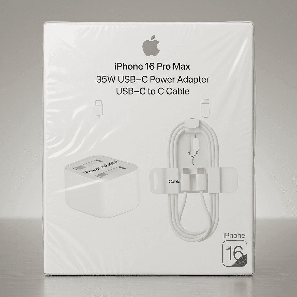 iPhone 16 Pro Max 35W USB-C Power Adapter
