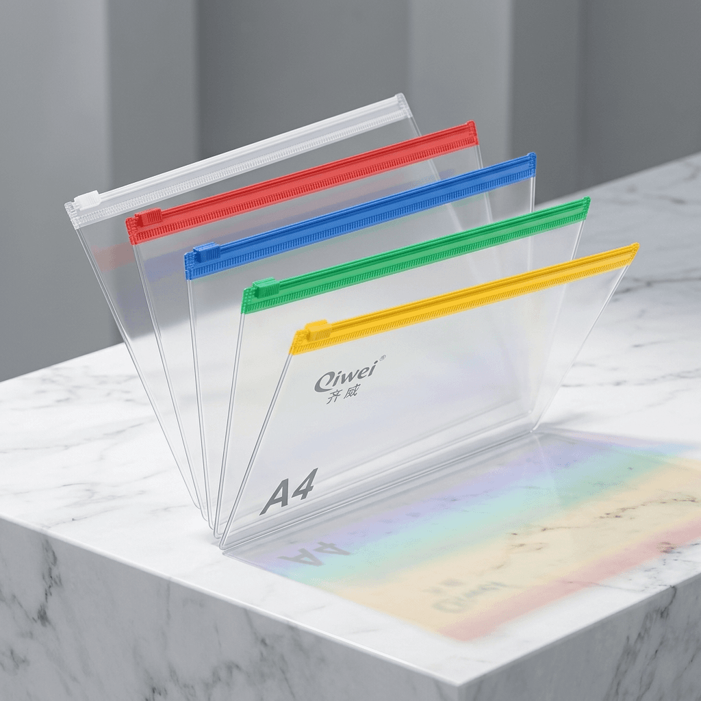 Qiwei Transparent Data Envelope-A4