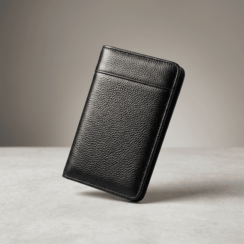 PU leather bill holder or multi-card organizer case.