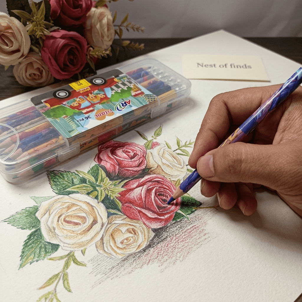 36 pc Pencil Box