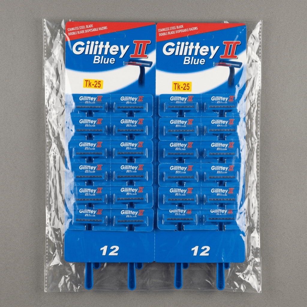 Gillette Blue 2 Razor-24pcs - 24pcs