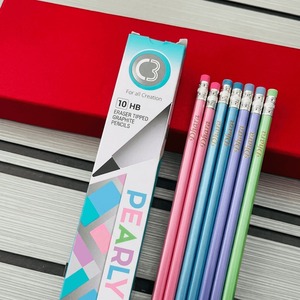 10HB-Eraser Tipped Graphite Pencils - 10pcs