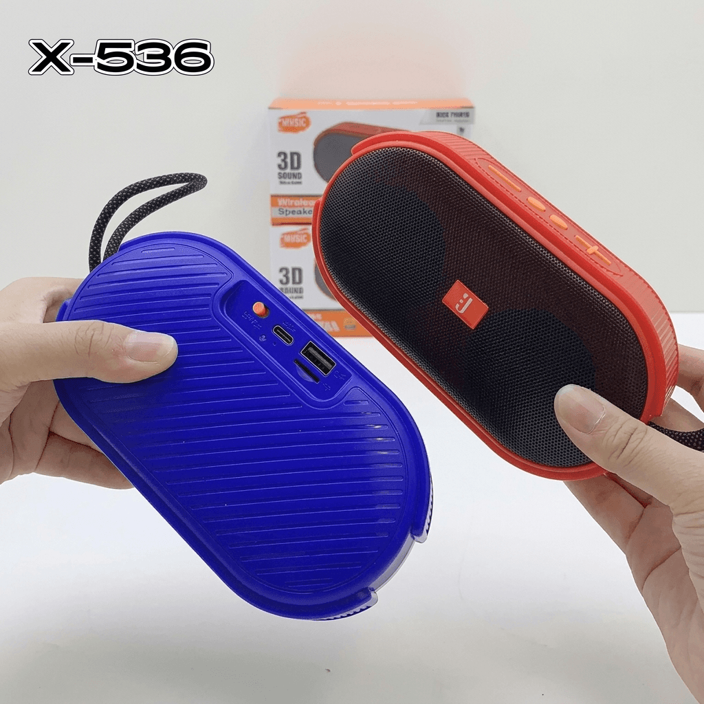 X-536 Bluetooth, USB, SD Card & FM Radio Supported Wireless Speaker