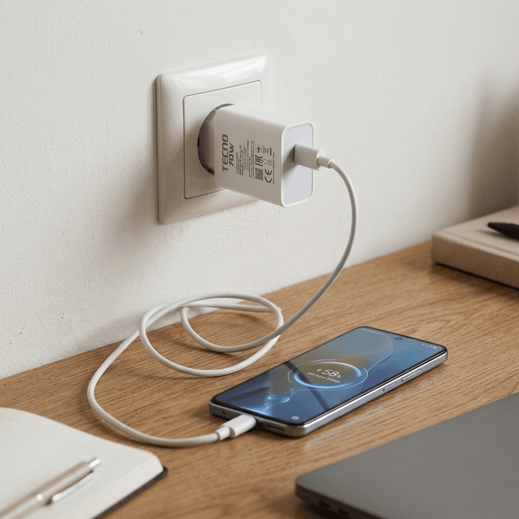 Tecno 70W Super Fast Charger