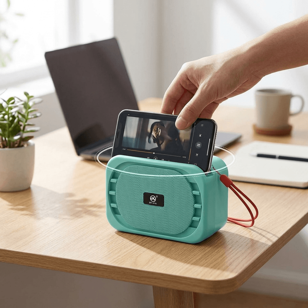 DV-1016 Portable Bluetooth Speaker with Mobile Holder