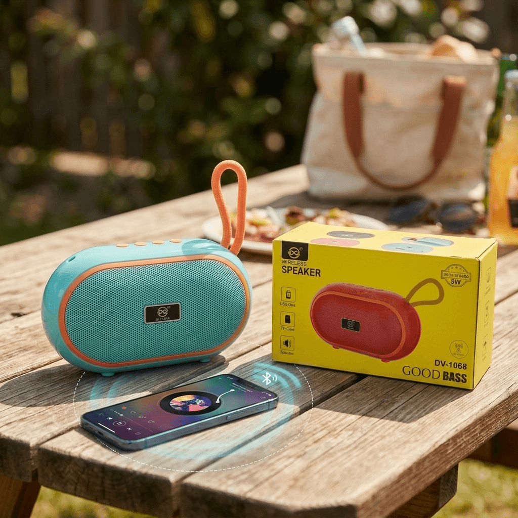 DV-1068 Portable Wireless Bluetooth Speaker