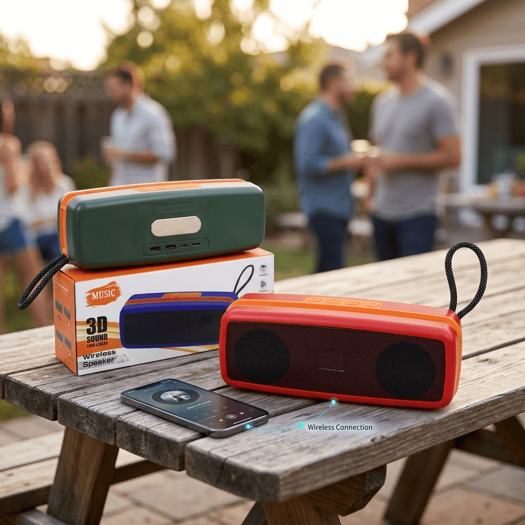 X-825 Loud & Clear 3D Sound 10W Dual Wireless Speaker