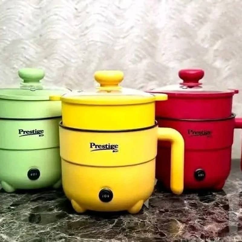 Prestige 2.2L Electric Multi Cooker – Mini Rice Cooker for Rice, Soup, Noodles & Steaming