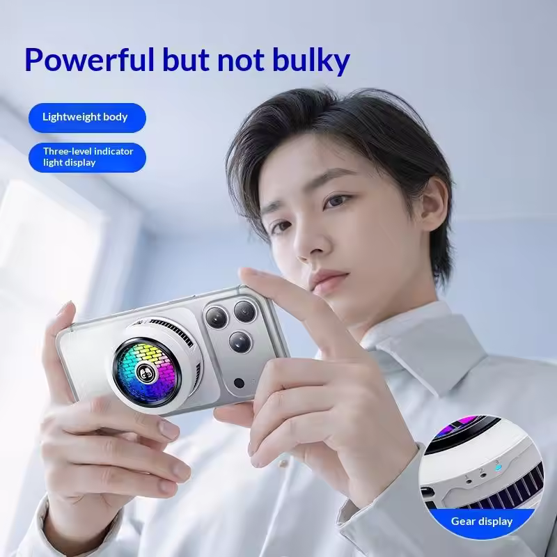 K62 Phone Cooler, Portable Mobile Phone Radiator, USB Phone Cooling Fan ,Mobile Phone Cooler Accessories