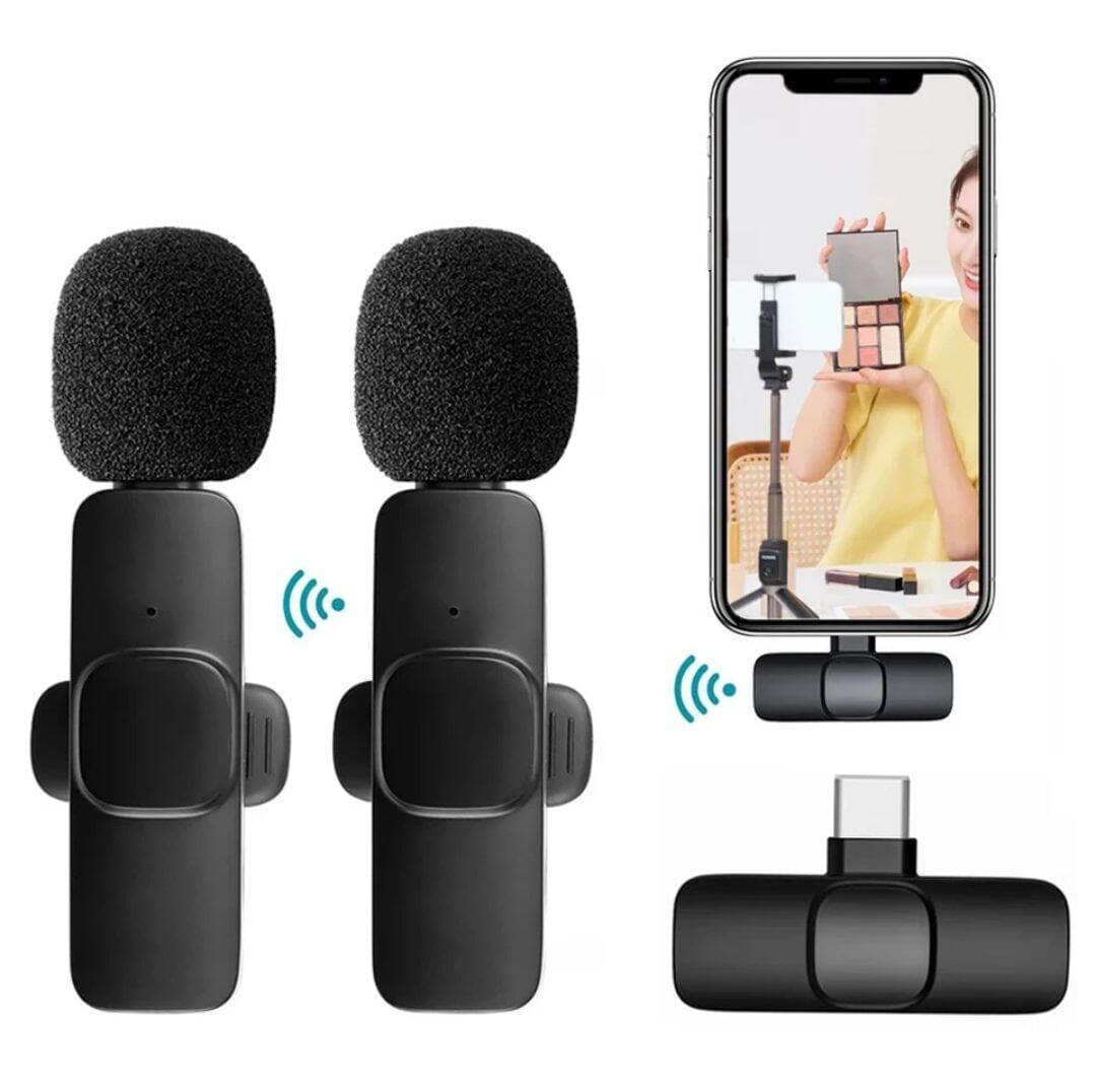 K9 Double Wireless Dual Microphone For Smartphone