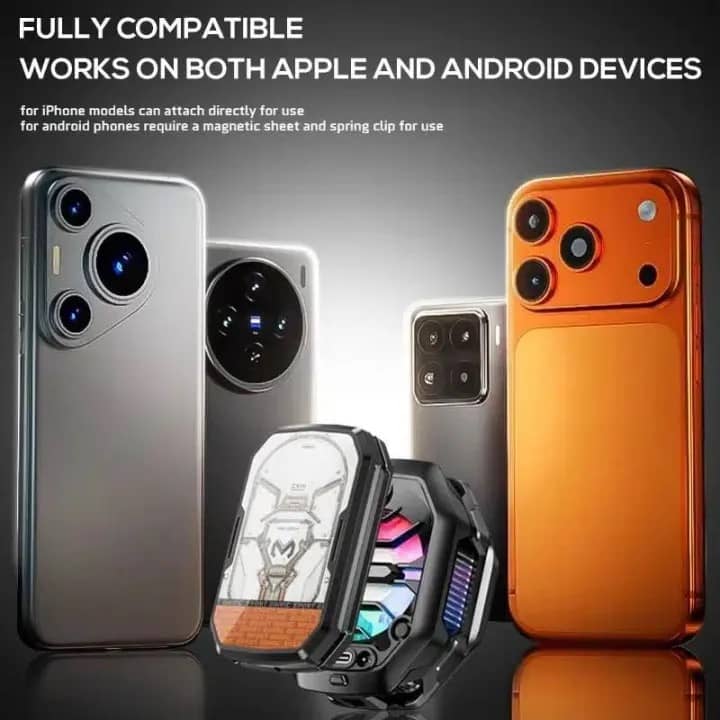 Memo CX14 Phone Cooler with 2000mAh Battery Pack