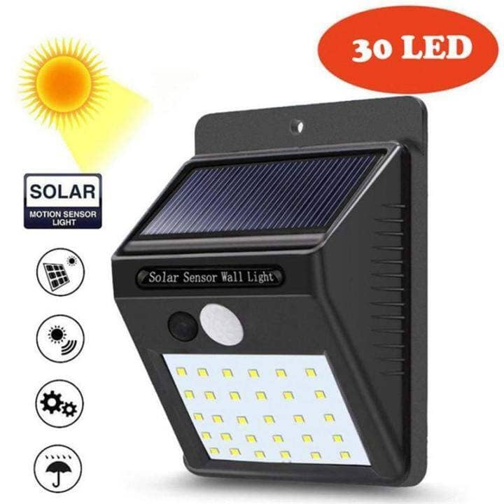 Solar LED Motion Sensor Wall Lamp
