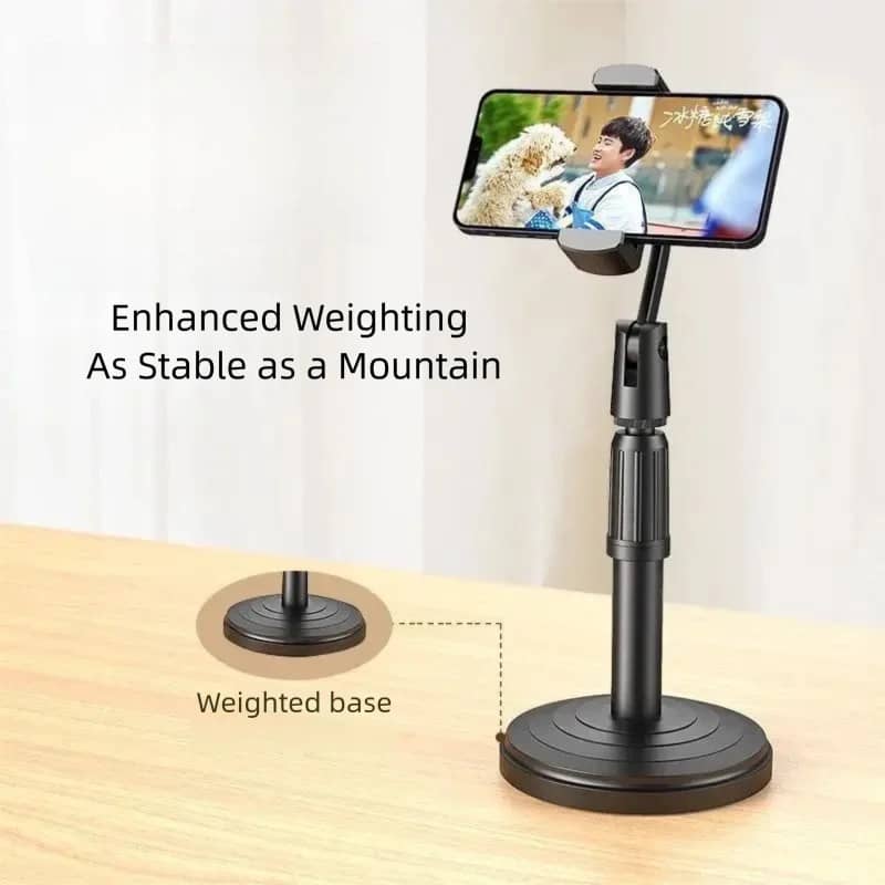 Height adjustable Mobile Phone Stand Tripod