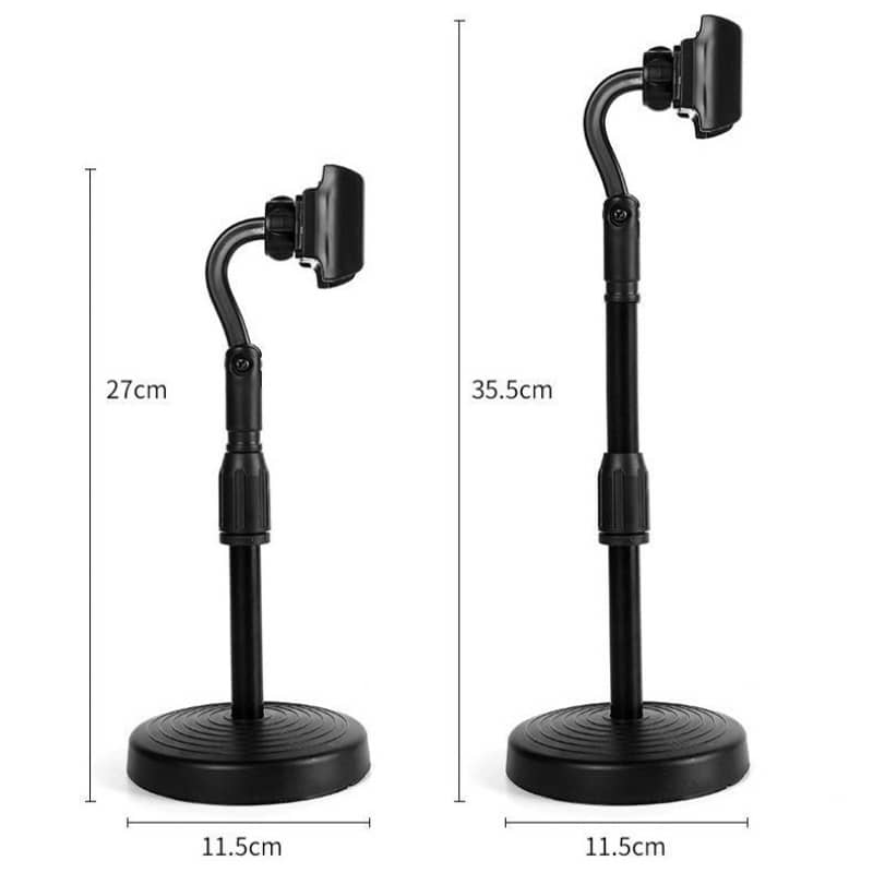 Height adjustable Mobile Phone Stand Tripod