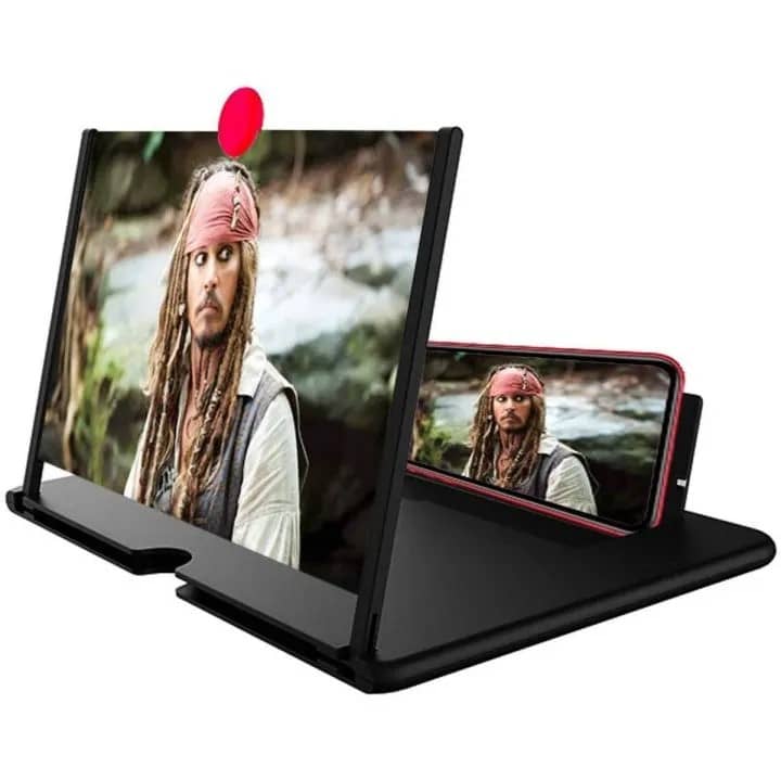 8.5-Inch 3D Glass Magnifier – Foldable Mobile Screen Amplifier for Enhanced Viewing