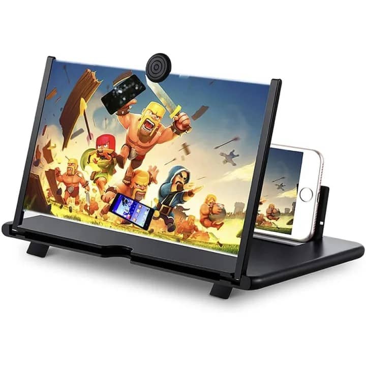 8.5-Inch 3D Glass Magnifier – Foldable Mobile Screen Amplifier for Enhanced Viewing