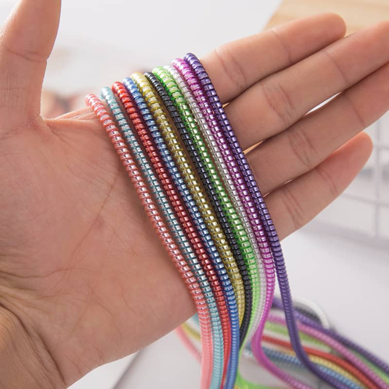 USB Cable Protector - 1.6m Spiral Cord Organizer