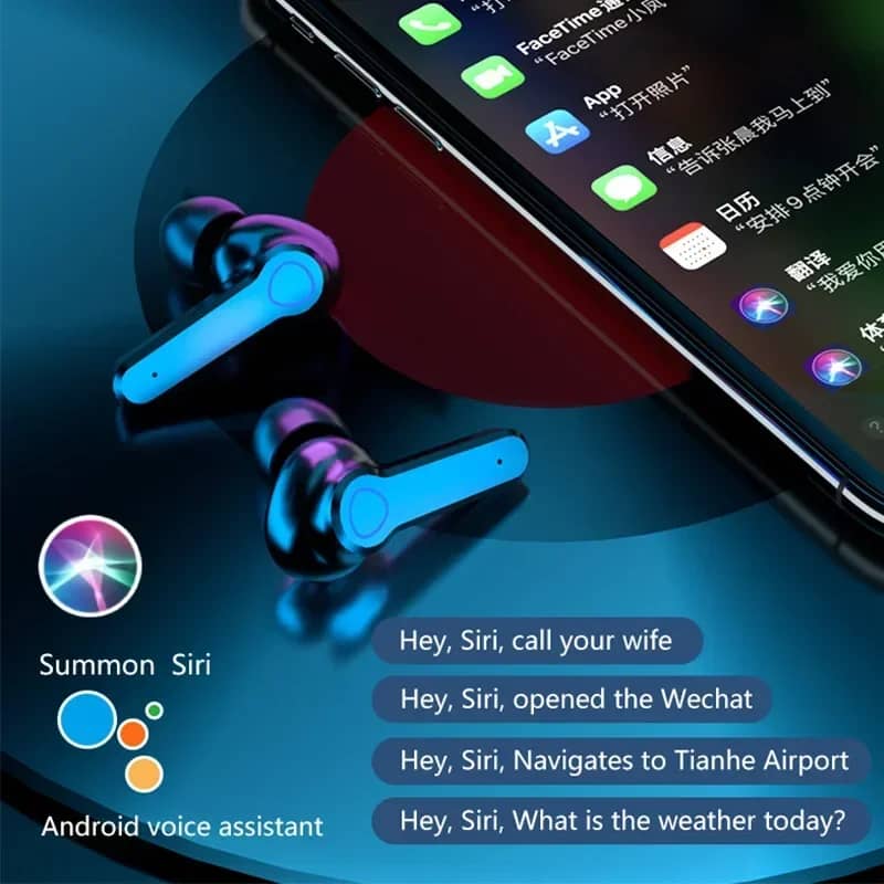 M19 Earbuds TWS Earphone Intelligente Touch Control Wireless Bluetooth 5.3 Headphones Waterproof LED Display With Microphone.
