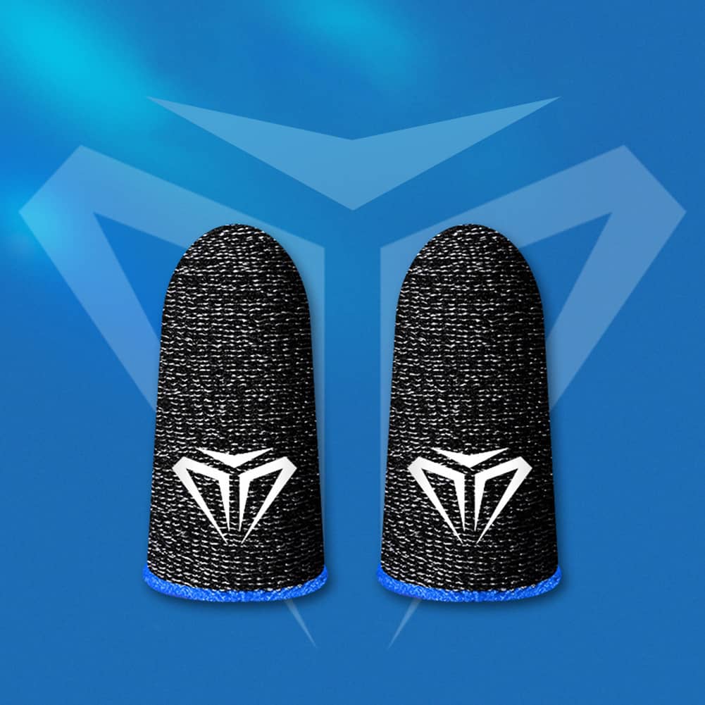 Victor-1 Pair (2 Piece) Brethable Mobile Finger Sleeve - Enhance Mobile Gaming Experience With The Breathable Victor-1 Finger Sleeves