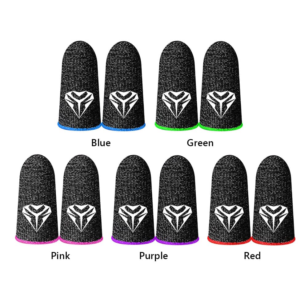 Victor-1 Pair (2 Piece) Brethable Mobile Finger Sleeve - Enhance Mobile Gaming Experience With The Breathable Victor-1 Finger Sleeves